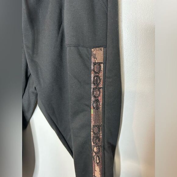 Bebe Sport Sequin Stripe Joggers - Picture 5 of 7